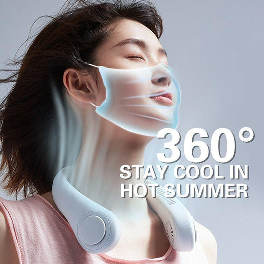 Mini Portable Rechargeable Hanging Neck Fan